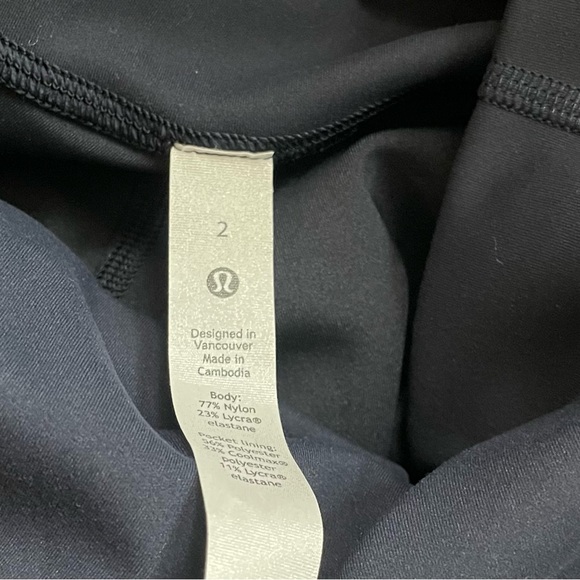 NWT Lululemon Wunder Train HR Tight 28 True Navy Blue Size 2 - Picture 6 of 8